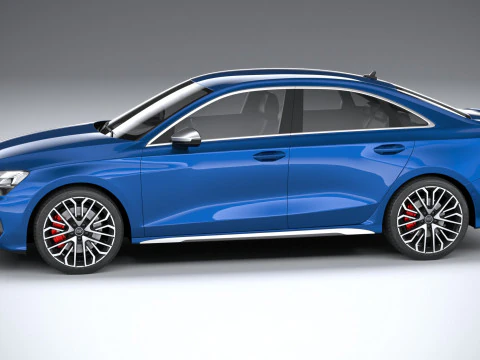 Audi S3 Sedan 2025 3D Model