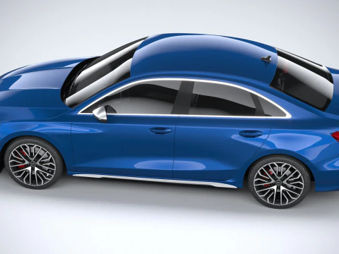 Audi S3 Sedan 2025 3D Model