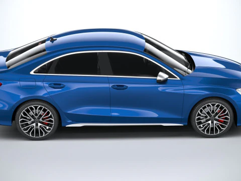 Audi S3 Sedan 2025 3D Model