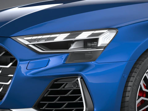 Audi S3 Sedan 2025 3D Model