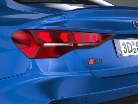 Audi S3 Sedan 2025 Modelo 3D