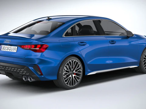 Audi S3 Sedan 2025 3D Model