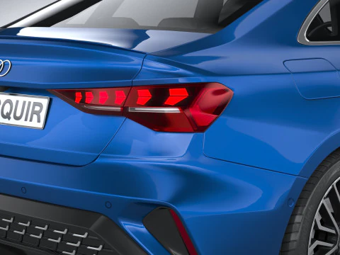 Audi S3 Sedan 2025 3D Model