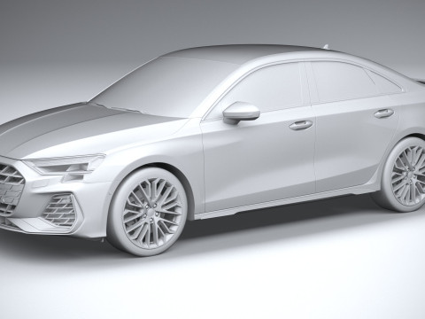 Audi S3 Sedan 2025 Modelo 3D