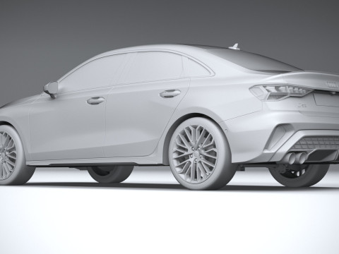 Audi S3 Sedan 2025 Modelo 3D