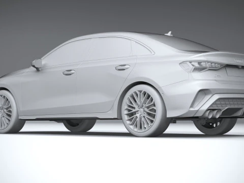 Audi S3 Sedan 2025 3D Model