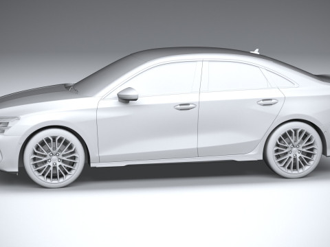 Audi S3 Sedan 2025 Modelo 3D