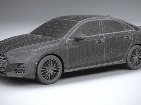 Audi S3 Sedan 2025 3D Model