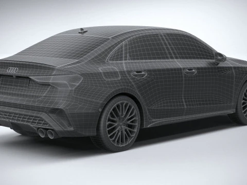 Audi S3 Sedan 2025 3D Model
