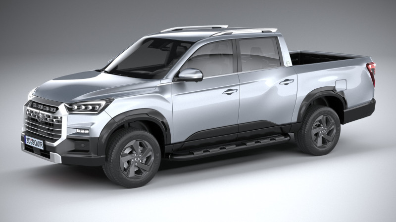 Rexton Sports Culmen 2024 Modèle 3D .c4d .max .obj .3ds .fbx .stl .blend 