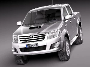 Toyota Hilux Crew Cab 2012 3D Model