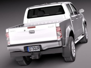 Toyota Hilux Crew Cab 2012 3D Model