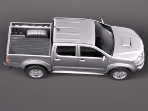 Toyota Hilux Crew Cab 2012 3D Model