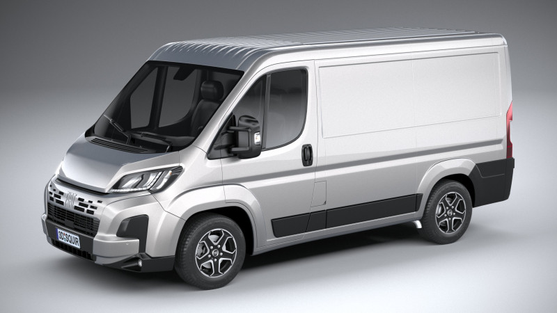 Fiat Ducato L1H1 2024 3Dモデル .c4d .max .obj .3ds .fbx .stl .blend 