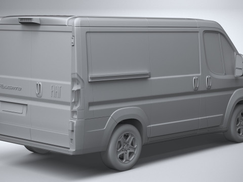 Fiat Ducato L1H1 2024 3Dモデル