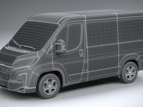 Fiat Ducato L1H1 2024 3Dモデル