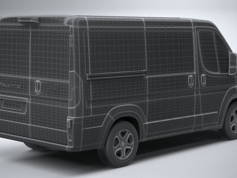 Fiat Ducato L1H1 2024 3Dモデル