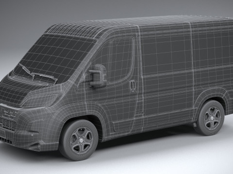 Fiat Ducato L1H1 2024 3Dモデル