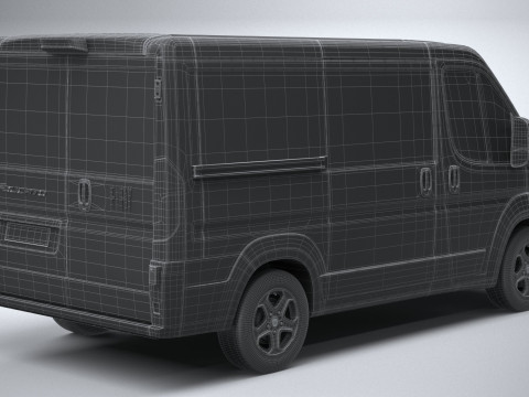 Fiat Ducato L1H1 2024 3Dモデル
