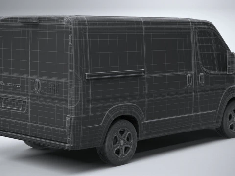 Fiat Ducato L1H1 2024 3D Model