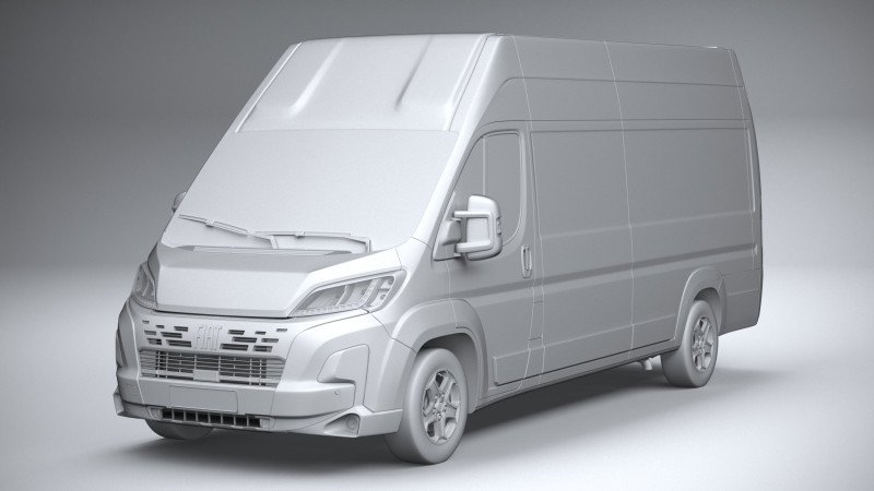 Fiat Ducato L4H3 2024 3D Model in Van ve Minivan 3DExport
