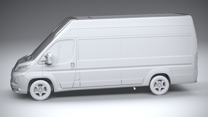 Fiat Ducato L4H3 2024 3D Model in Van ve Minivan 3DExport