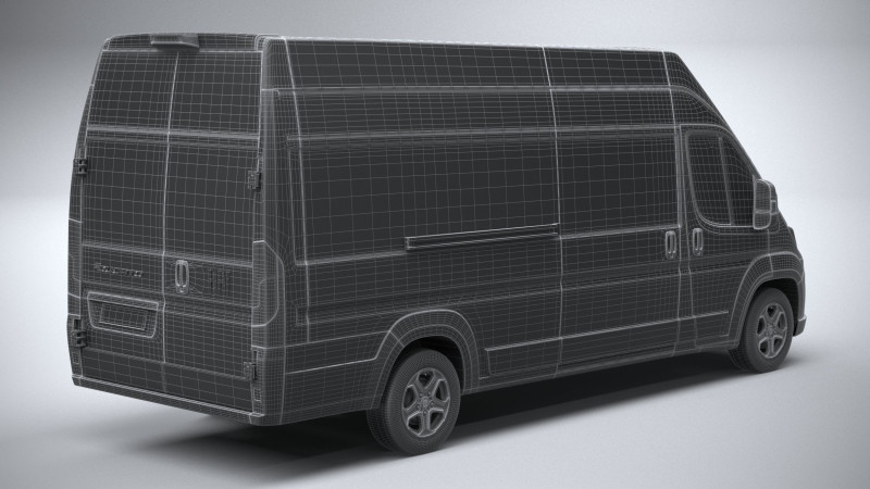 Fiat Ducato L4H3 2024 3D Model in Van ve Minivan 3DExport