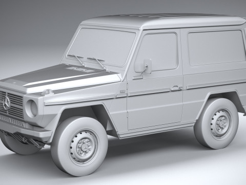 Mercedes-Benz G-Class W460 3-door 1979 3D Model