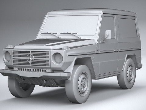 Mercedes Benz G Class W460 3 door 1979 3D in 3DExport