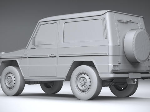 Mercedes-Benz G-Class W460 3-door 1979 3D Model