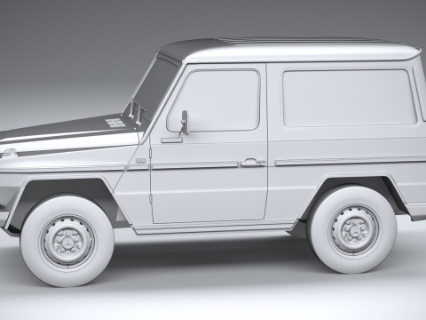 Mercedes-Benz G-Class W460 3-door 1979 3D Model