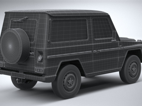 Mercedes-Benz G-Class W460 3-door 1979 3D Model
