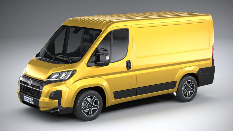 Opel Movano L1H1 2024 Modello 3D .c4d .max .obj .3ds .fbx .stl .blend 