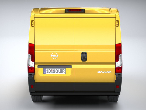 Opel Movano L1H1 2024 Modello 3D