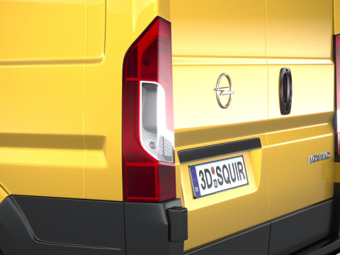 Opel Movano L1H1 2024 Modello 3D