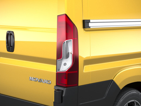 Opel Movano L1H1 2024 Modello 3D