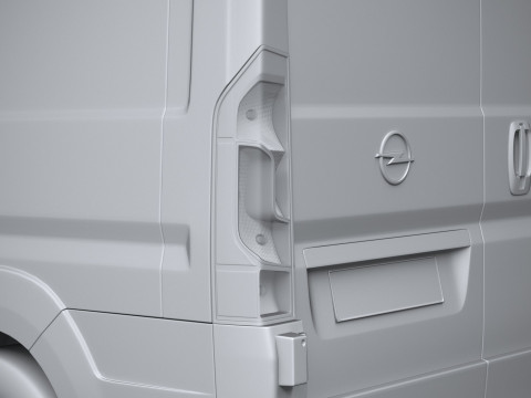 Opel Movano L1H1 2024 Modello 3D