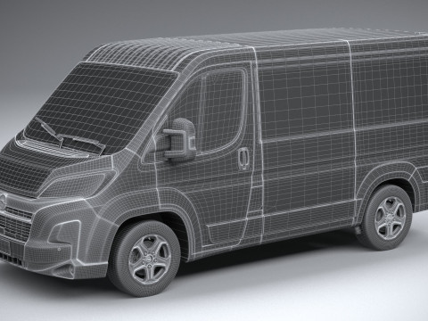 Opel Movano L1H1 2024 Modello 3D
