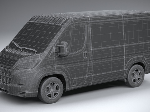 Opel Movano L1H1 2024 Modello 3D