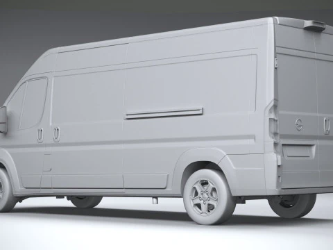 Opel Movano L2H2 2024 3D Model