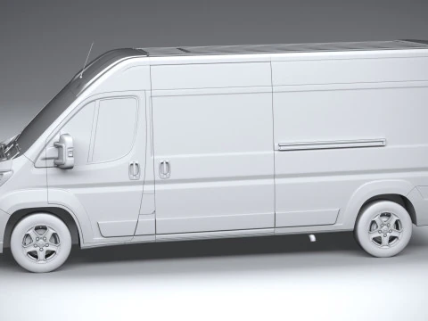 Opel Movano L2H2 2024 3D Model