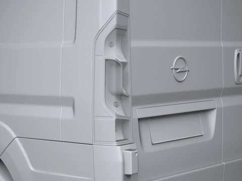 Opel Movano L2H2 2024 3D Model