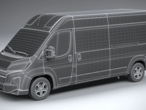 Opel Movano L2H2 2024 3D Model