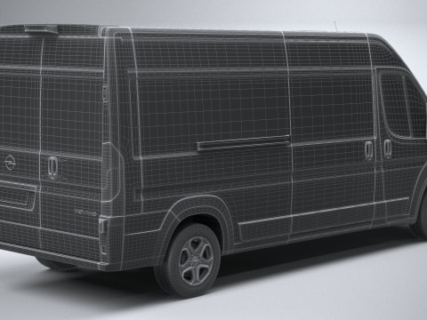 Opel Movano L2H2 2024 3D Модель