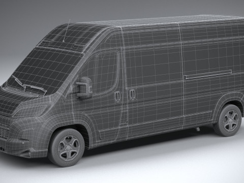 Opel Movano L2H2 2024 3D Модель