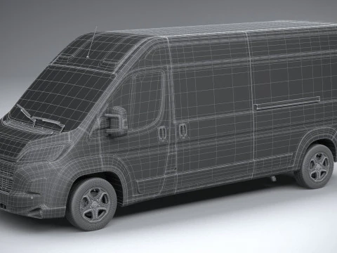 Opel Movano L2H2 2024 3D Model
