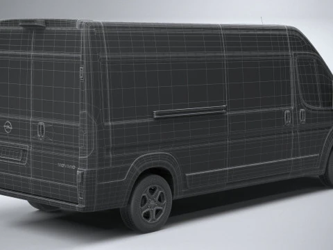 Opel Movano L2H2 2024 3D Model