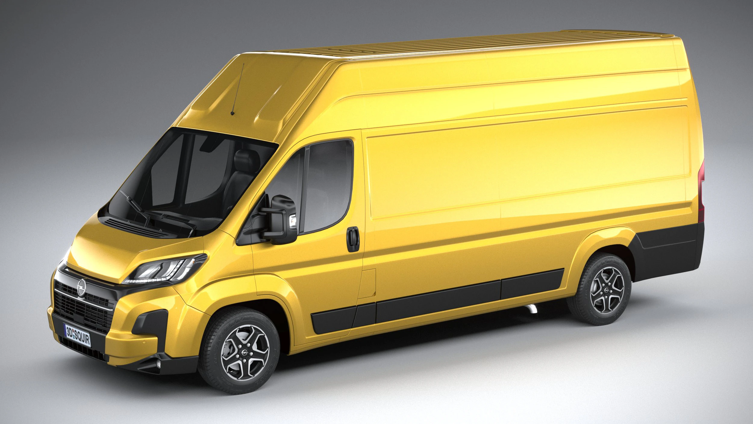 Opel Movano L4H3 2024 3D Model .c4d .max .obj .3ds .fbx .stl .blend