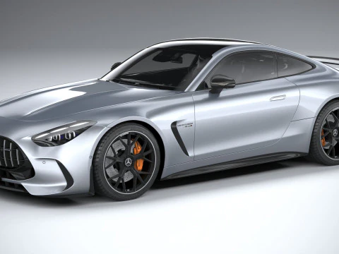 Mercedes-Benz AMG GT Coup&eacute; 2024 LowPoly Modèle 3D