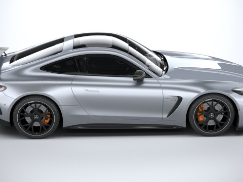 Mercedes-Benz AMG GT Coupe 2024 LowPoly Modèle 3D